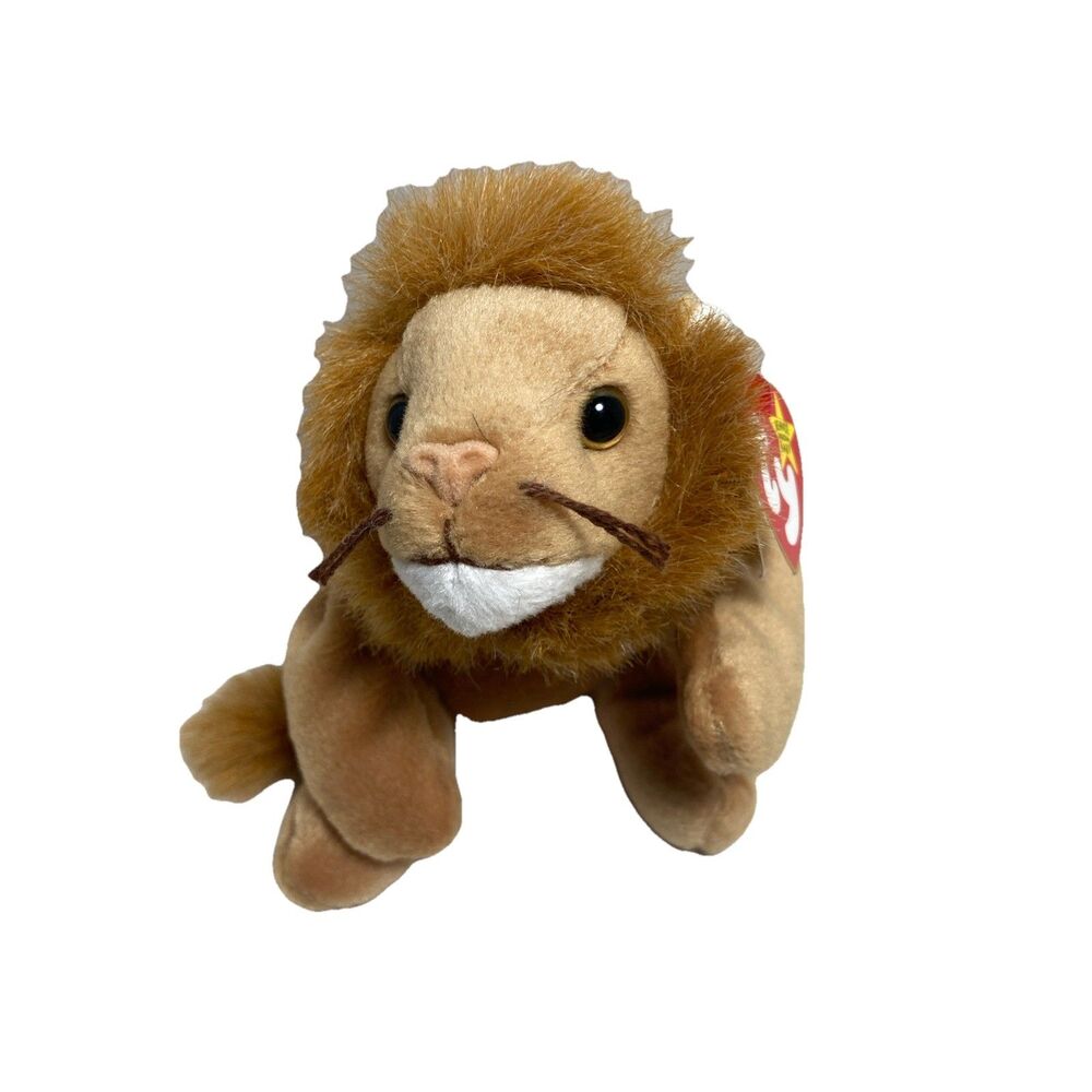 Ty Beanie Baby ROARY the Lion 8 Inch Mint condition with tags Stuffed Animal
